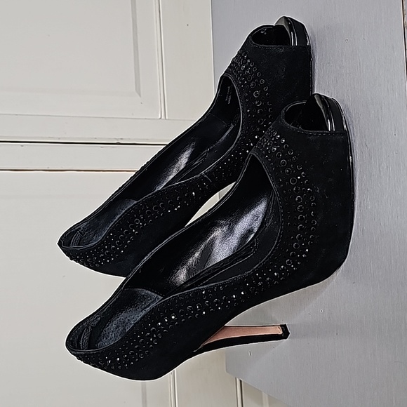 White House Black Market Luxury Heels, Black with studs, Size - Picture 2 of 10